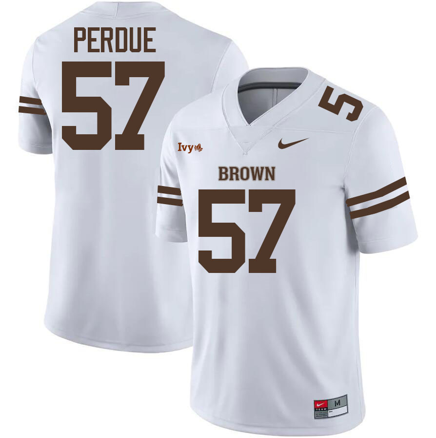 Brown Bears #57 John Perdue College Football Jerseys,Uniforms Stitched-Brown